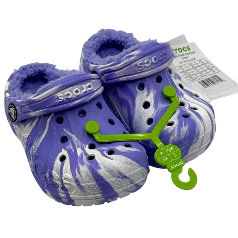 Crocs Kids Classic Lined Clogs (Toddler) Size C8